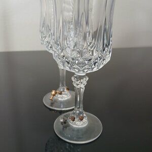 crystal wine glasses